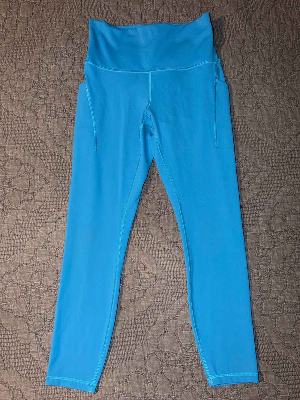 Lululemon Wunder Train High-Rise Tight Pockets 25"-Hawaiian Blue Women’s Size-8